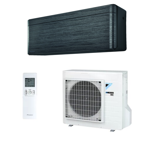 Daikin Stylish set Zwarthout