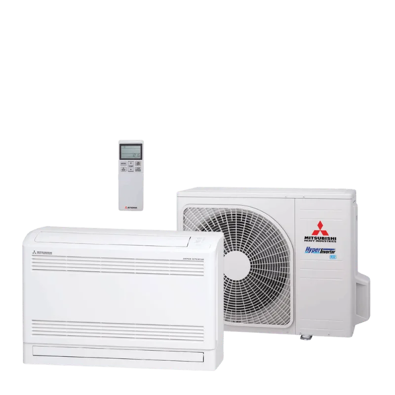 Mitsubishi Heavy Industries airco vloermodel 5.0kW met buitenunit